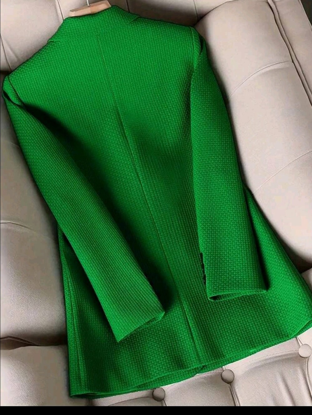 Women's Retro Elegant Long Sleeve Blazer, Casual Business Professional - Picture 2 of 3